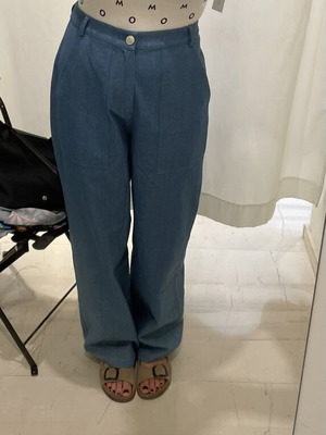Denim pant Arpyes size M, like new, blue, summer style