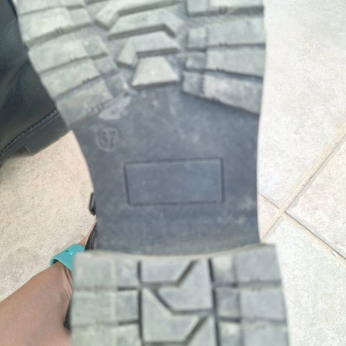 Black ankle boots size 37 used, very good condition