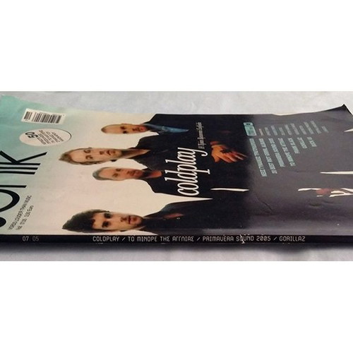 Sonik magazine issue 8 used, Coldplay cover 2005