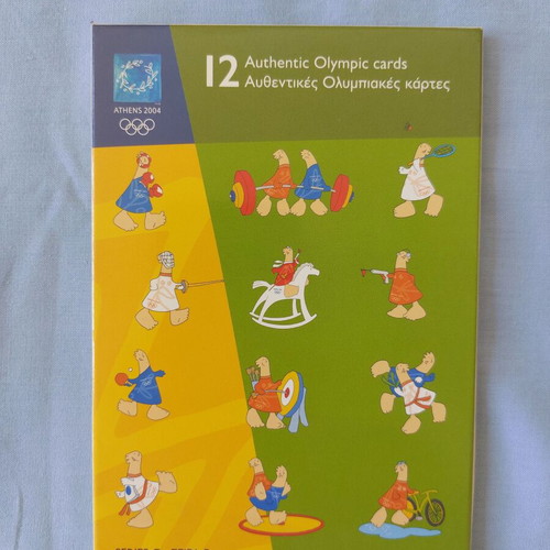 12 Authentic Olympic Cards Series C Athens 2004