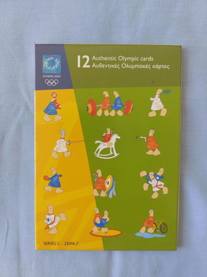 12 Authentic Olympic Cards Series C Athens 2004