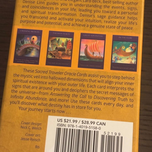 Sacred Traveler Oracle Cards brand new, Denise Linn
