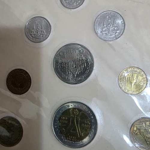 Thailand 1996 collectible coin set, 50th anniversary Rama IX
