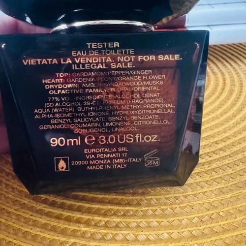 Versace Cristal Noir EDT tester new, 90 ml