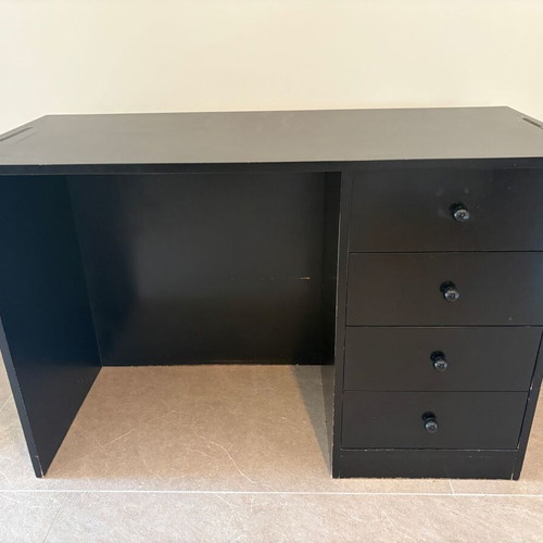 Desk with 4 drawers used, 1.20x52x77 cm