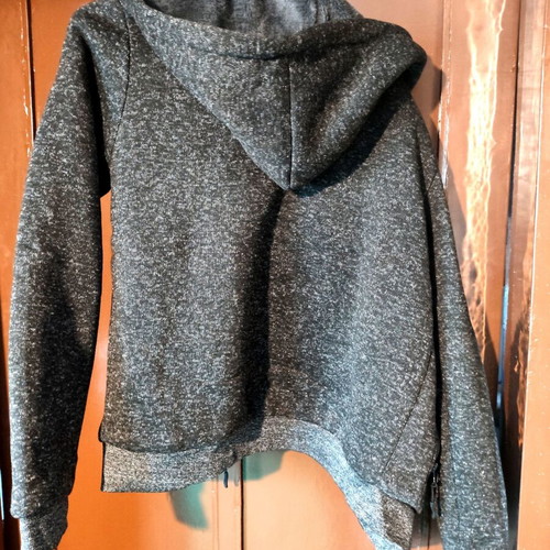 Men's hoodie jacket gray like new, size L