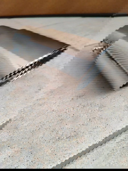 Car Accessories Silvery Car Stainless Steel Straight Exhaust Pipe