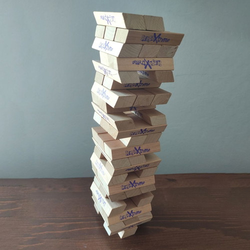 Jenga Extreme used wooden block board game