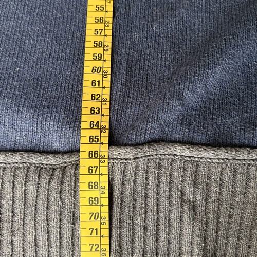 Men's Long Sweater XXL like new, gray and blue