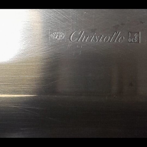 Сребърно покрито плато Christofle Malmaison като ново 43×31 см
