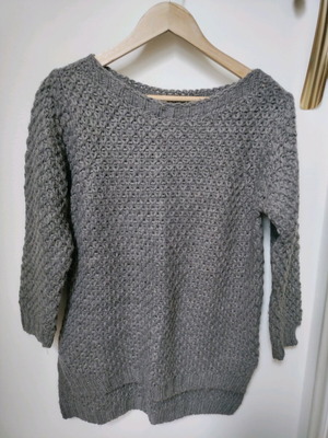Mohair and Lana pullover like new, gray, size S