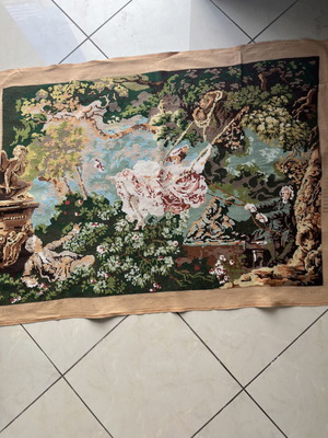 Handmade tapestry like new, large 1.06x0.74 m
