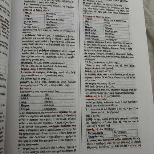 Ancient Greek Language Dictionary new, for Gymnasium A, B, C
