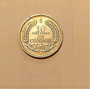 Χιλή 1957 10 πέσος