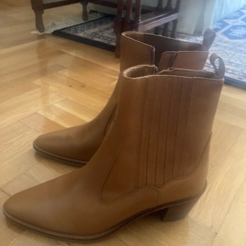 Alpe women's brown ankle boots new, size 40