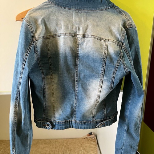 Women's denim jacket M-Sara like new, blue, size L