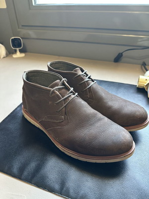 Hush Puppies δερμάτινα μποτάκια μεταχειρισμένα, νούμερο 44, καφέ