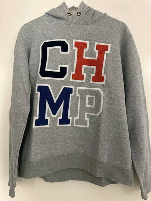Champion hoodie grey like new, size L