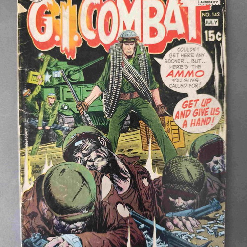 GI Combat 142 used comic book