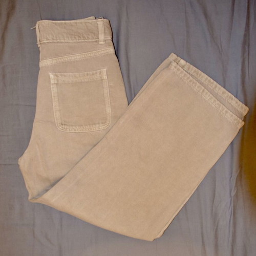 Zara high-waist beige jeans, size 32