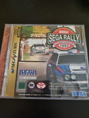 Sega Rally Sega Saturn Japanese Edition racing game