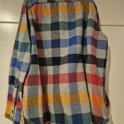 GAP boys' checked shirt like new, warm fabric, size S