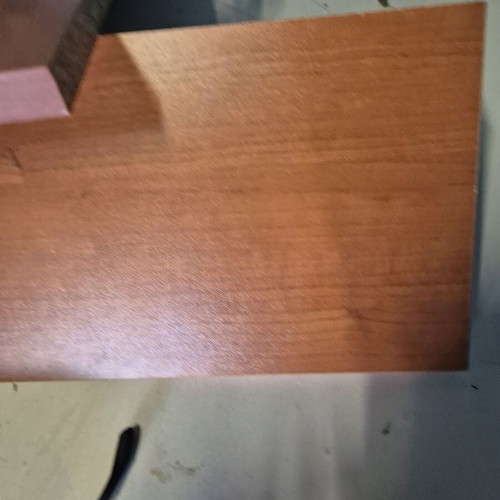 Wooden shelves with modern iron base, set of 3, new