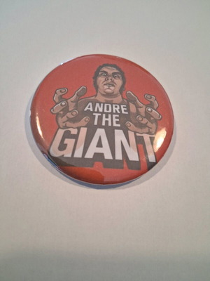 Κονκάρδα "Andre The Giant" 5,8cm καινούργια