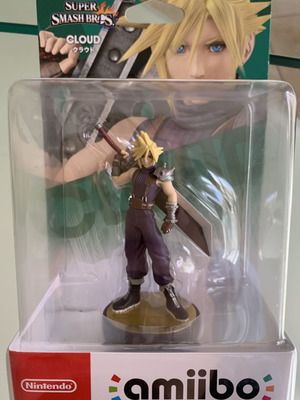 Final Fantasy VII 'Cloud Strife' Amiibo φιγούρα για Nintendo Switch καινούργια