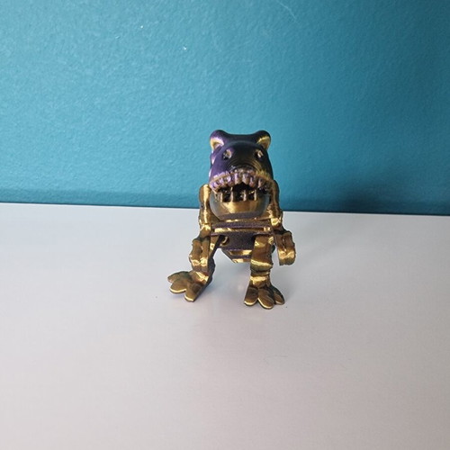 3D Printed Mini Dinosaur Flexy with Metallic Bicolor