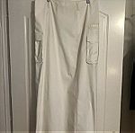 άσπρη φούστα μακρυά DKNY μέγεθος 10