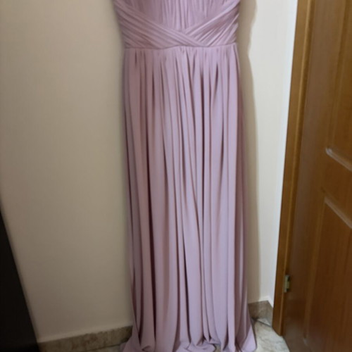 Women's formal dress pink like new, size small