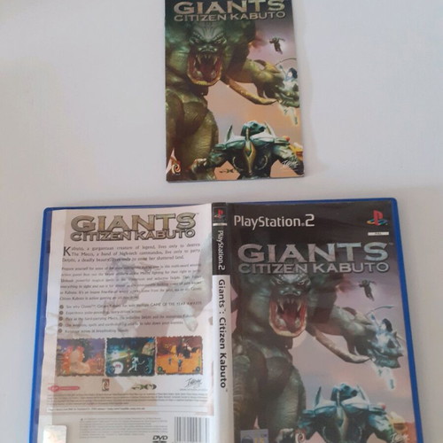 Giants Citizen Kabuto PlayStation 2 game used with case and manual