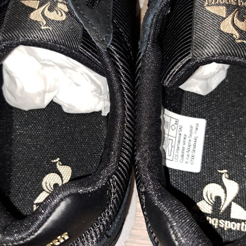 Le Coq Sportif men's sports shoes new, black, size 41