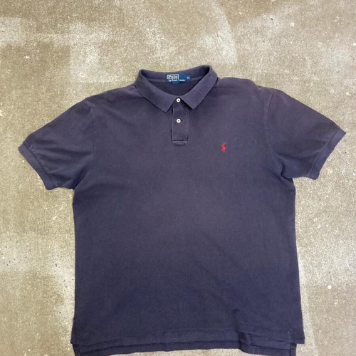 Ralph Lauren Polo shirt XL navy with red pony logo