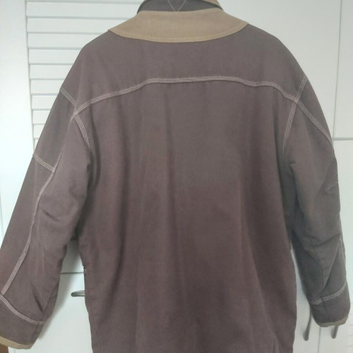 Classic jacket used, size L, beige and brown