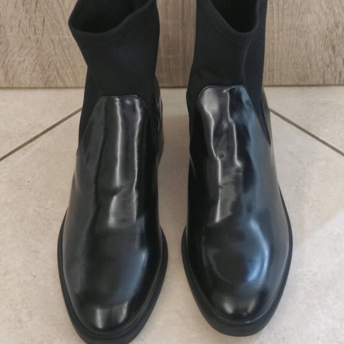 Bershka ankle boots new, black, size 40, galoshes style