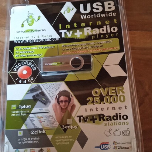 Usb Worldwide Internet TV Radio Player new