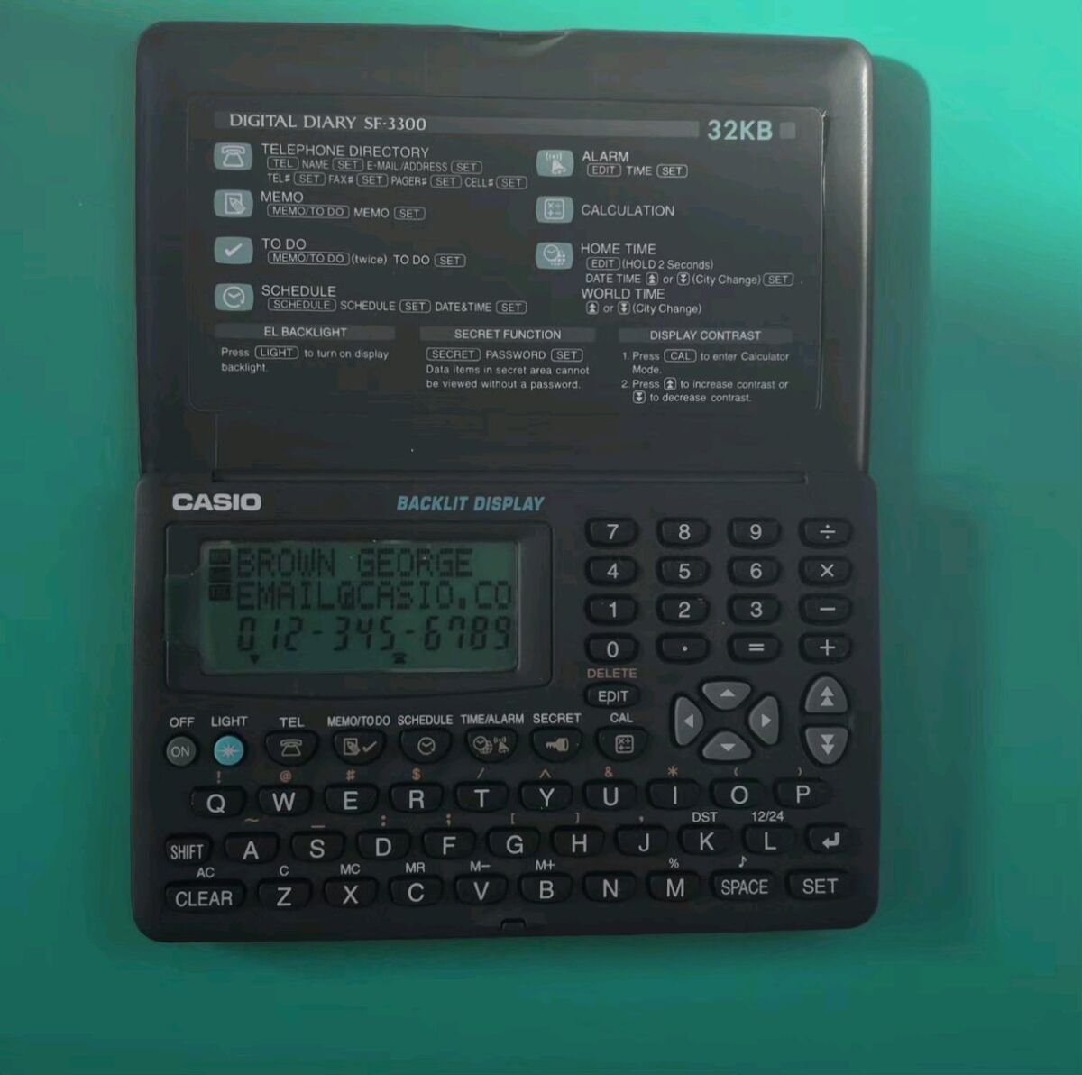 Casio Digital Diary SF-3300 like new… - € 35,00 - Vendora.cy