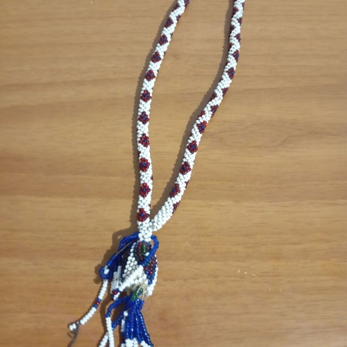 Beaded handmade necklace old, like new