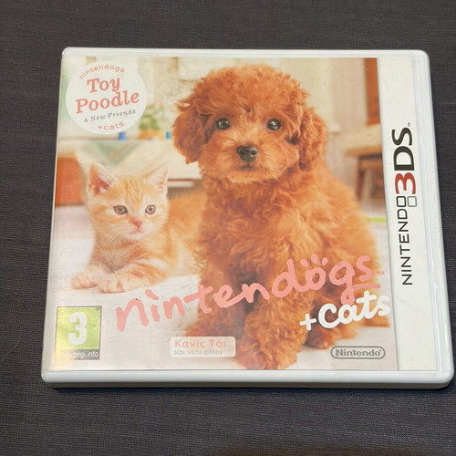 Nintendogs + Cats Toy Poodle & New Friends Nintendo 3DS like new