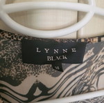 Φόρεμα Lynne καινούργιο animal print 38αρι μπεζ-μαύρο