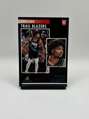 Shaedon Sharpe Chronicles Pinnacle 2022-23 Teal Rookie Card like new