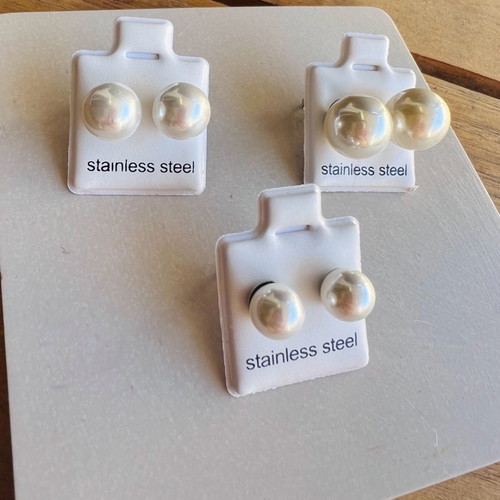 Stainless steel earrings new