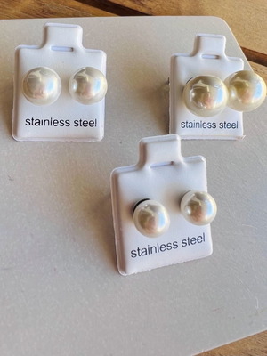 Stainless steel earrings new