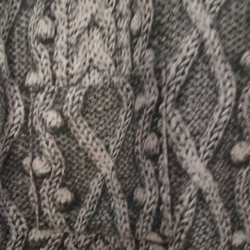 Next women's blouse like new, black and grey, cable knit, pockets, size 14