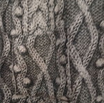 Next women's blouse like new, black and grey, cable knit, pockets, size 14