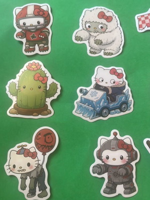 Σετ αυτοκόλλητα Hello Kitty καινούργιο