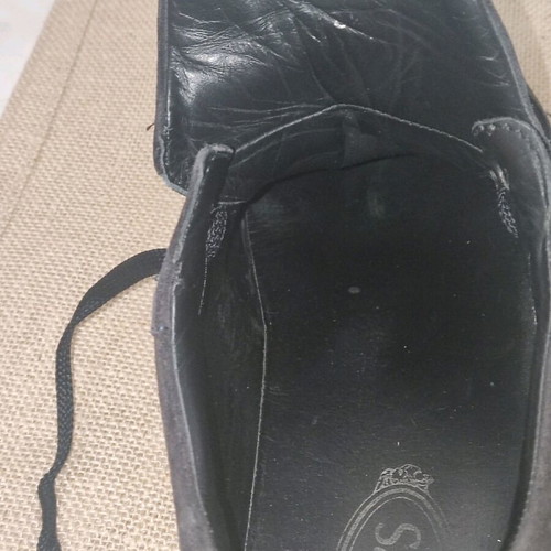 Tod’s black suede sneakers used, size 42.5-43