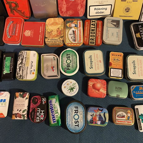 Metal Tin Collection like new